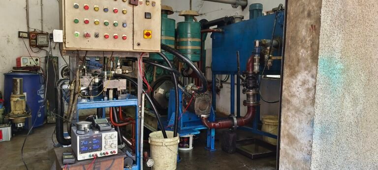 Inside the workshop