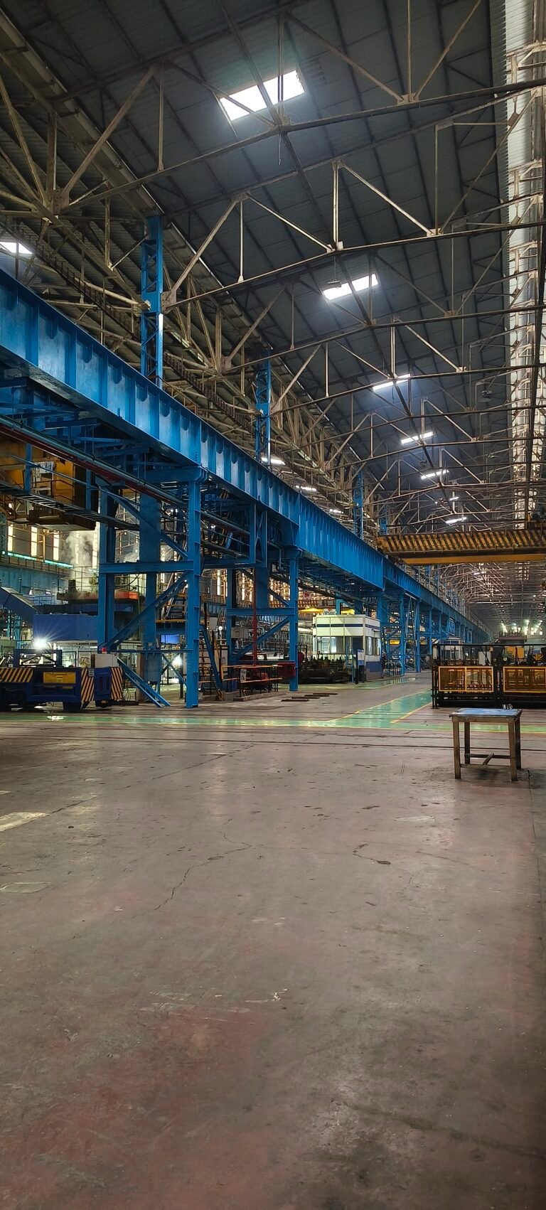 Inside the workshop