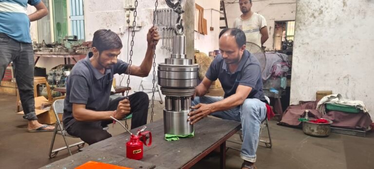 Inside the workshop