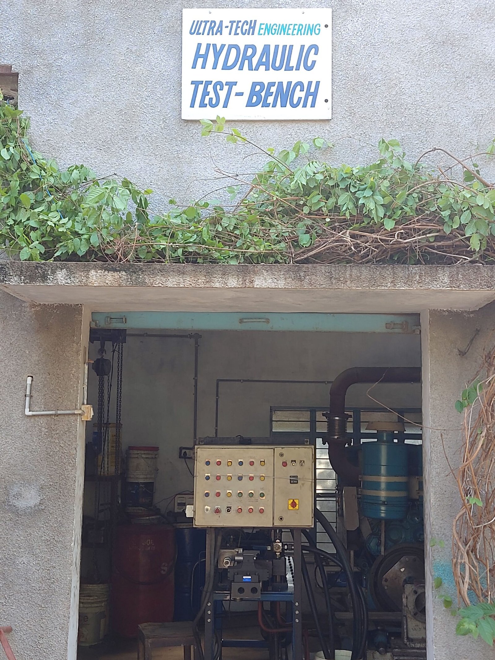 Ultra Tech Engineering Hydraulic Test-Bench facility, Anand, Gujarat